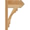 Ekena Millwork Merced Arts & Crafts Rough Sawn Outlooker, Western Red Cedar, 8"W x 16"D x 24"H OUT08X16X24MRC03RWR - alternate 3